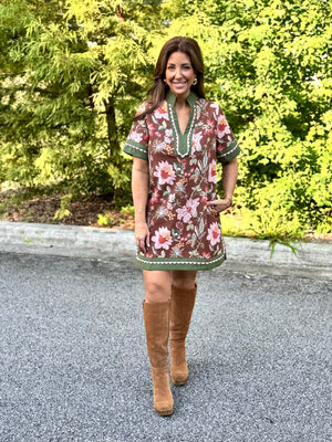 Fall Florals Dress