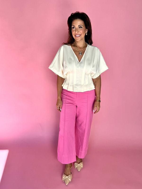 Grace Pleated Top