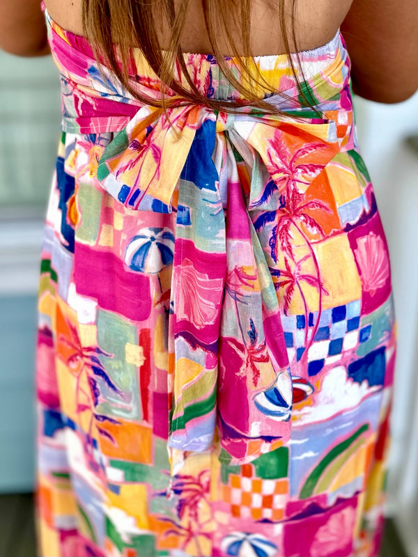 Islands Await Maxi Dress