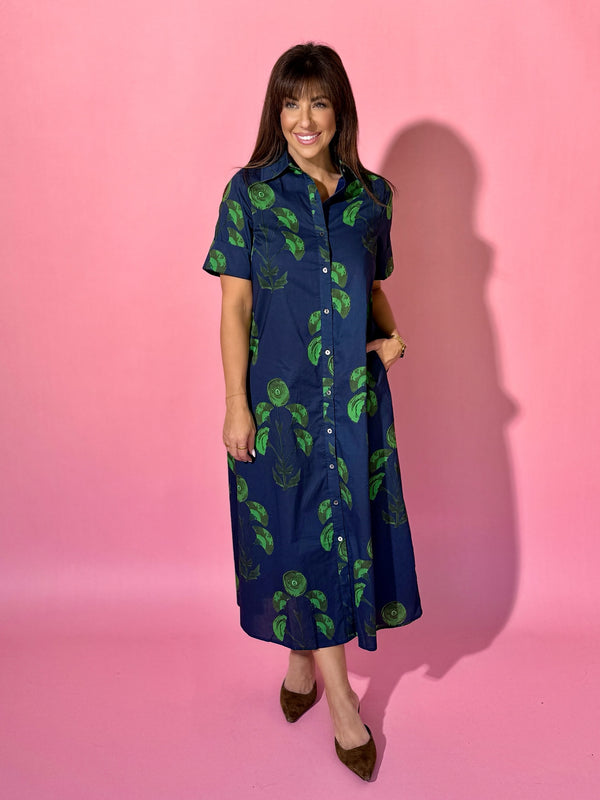 Meadow Muse Floral Midi Dress