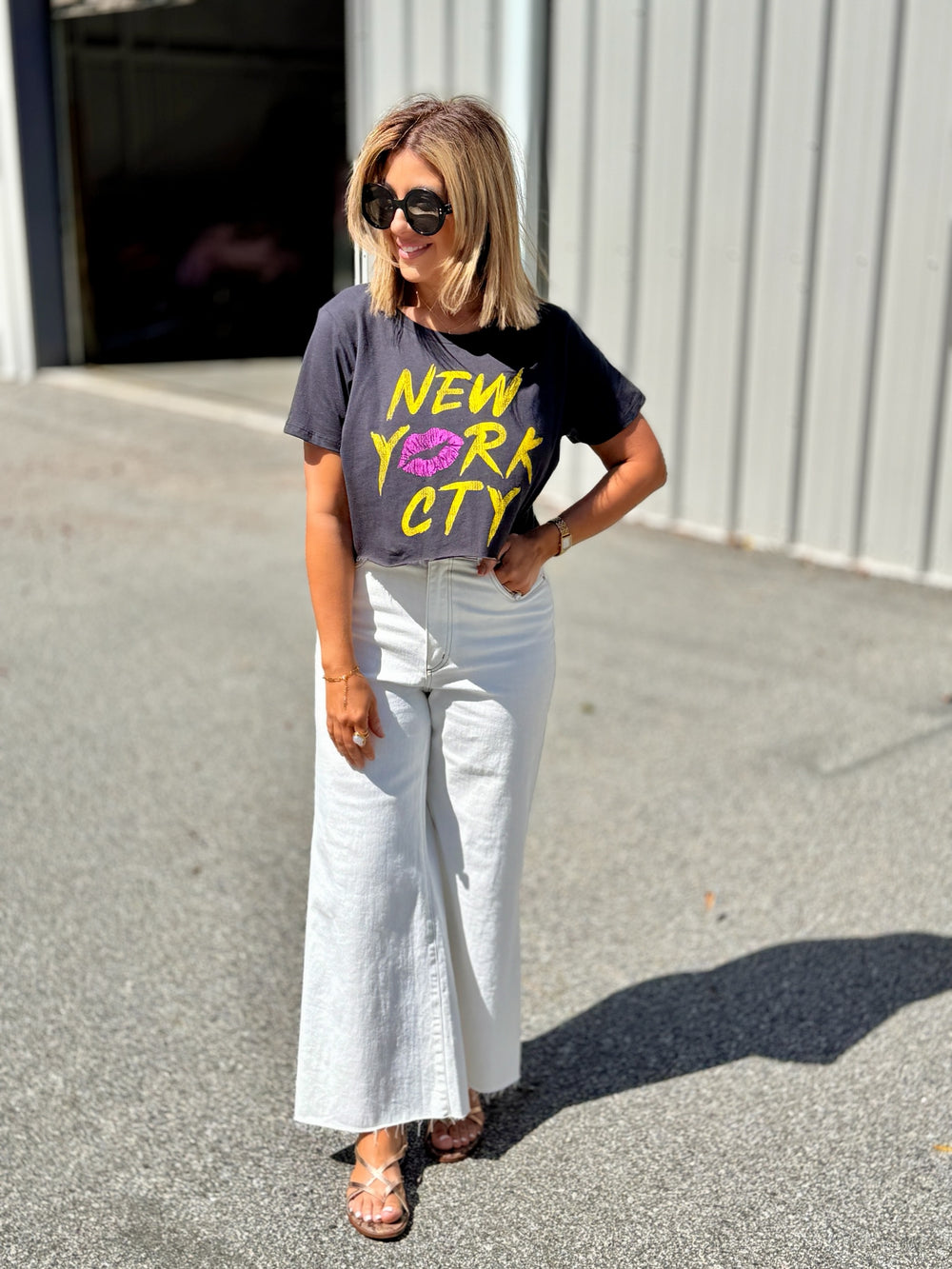 New York City Crop Tee