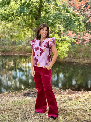 Always Faithful Floral Top