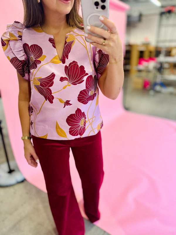 Always Faithful Floral Top