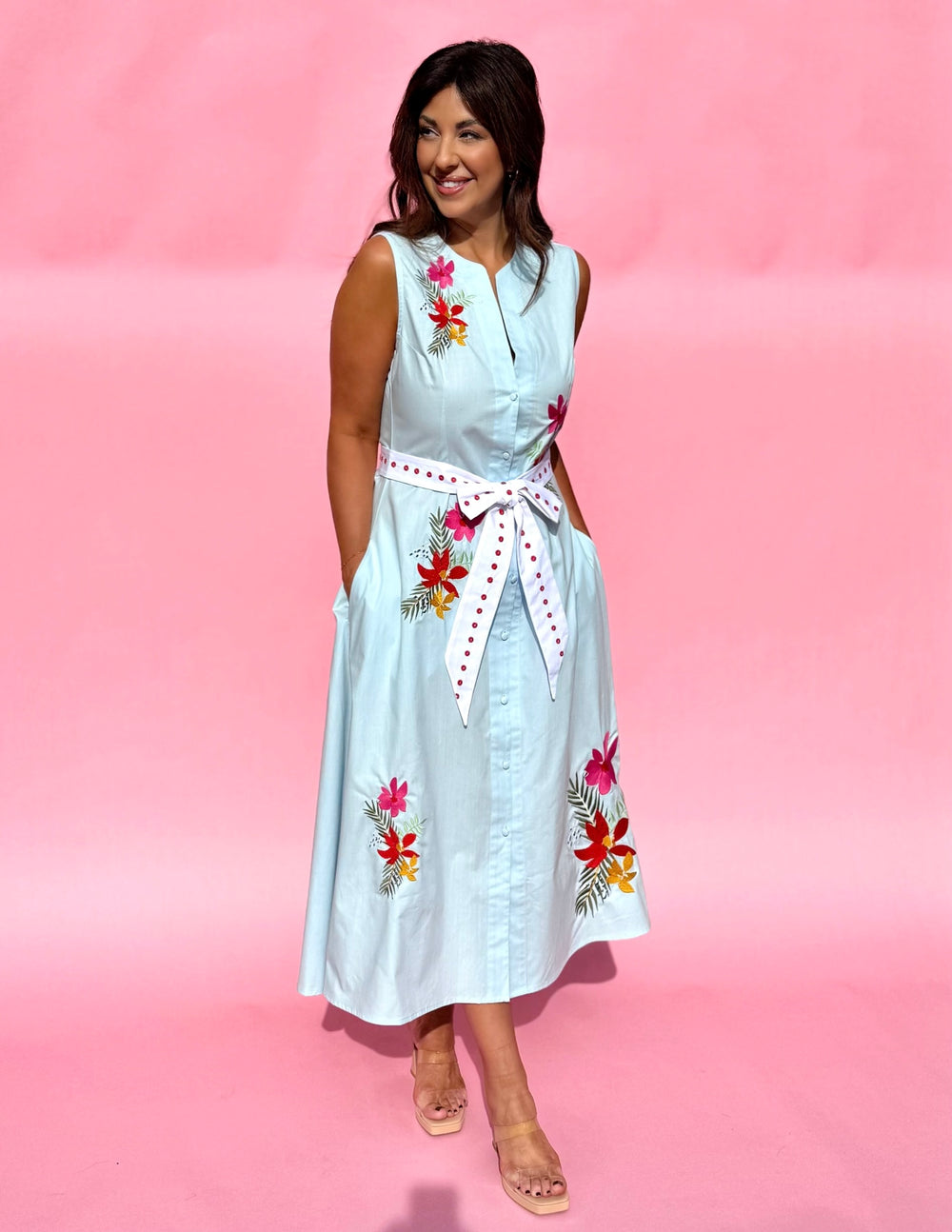 Lesna Dress - Light Blue