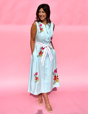 Lesna Dress - Light Blue