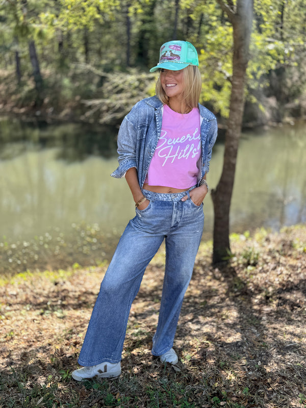 Beverly Hills Crop Tee