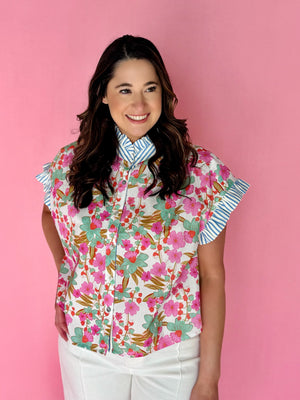 Fussy Floral Top