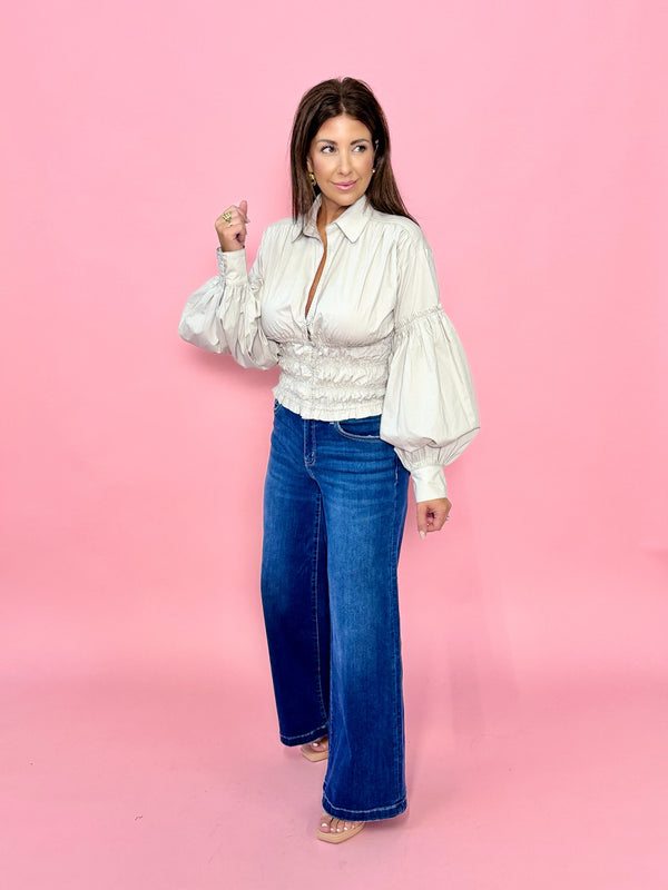 Paris Blouse - Stone