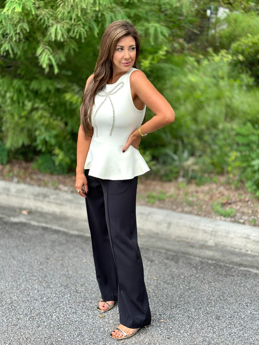 Party Top with bow