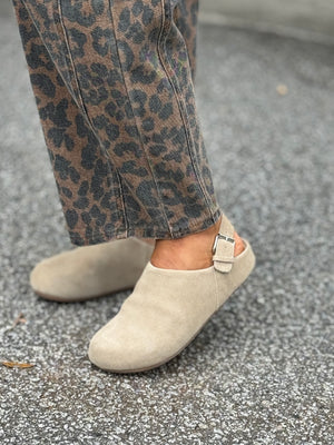Otto Suede Slide - Ivory