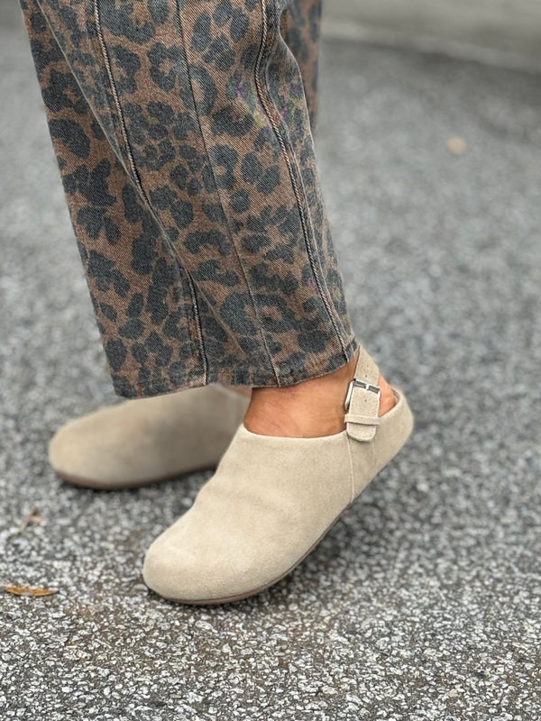 Otto Suede Slide - Ivory