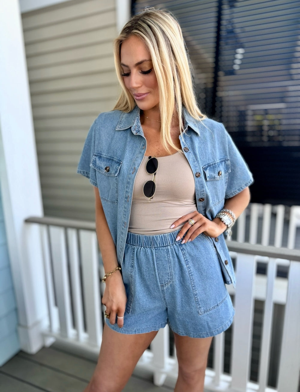 Dalia Denim Shorts
