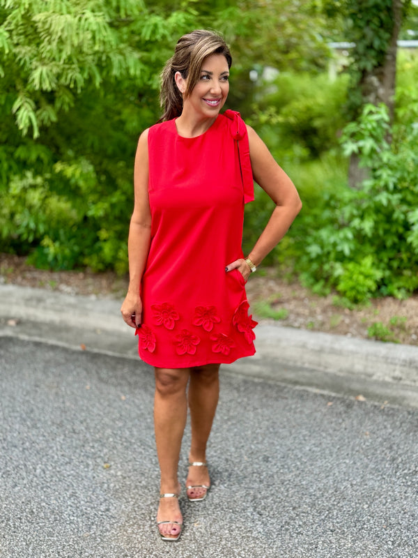 Scarlet Floral Dress