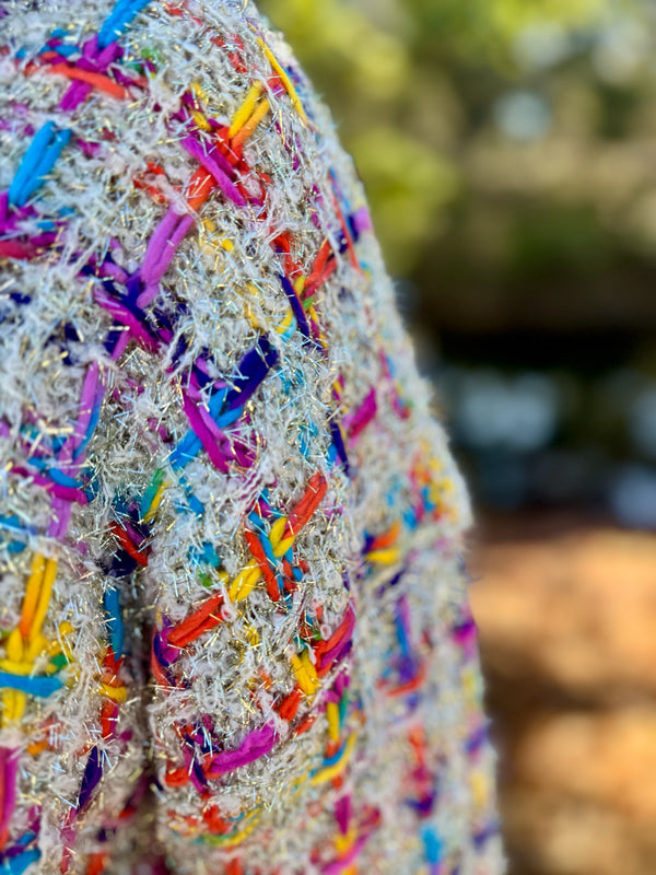 colorful sweater, spring sweater