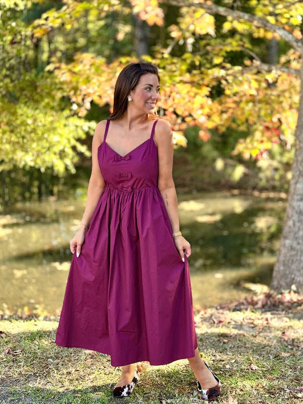 Berry Midi Dress