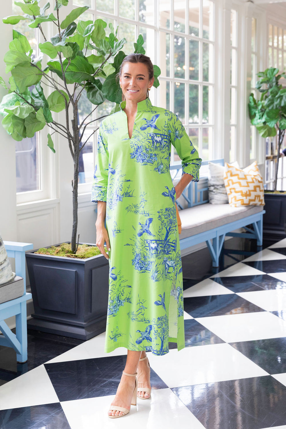 House of MBR, maxi dress, SEWE, fall dress, Field & Feather Bouvier Long