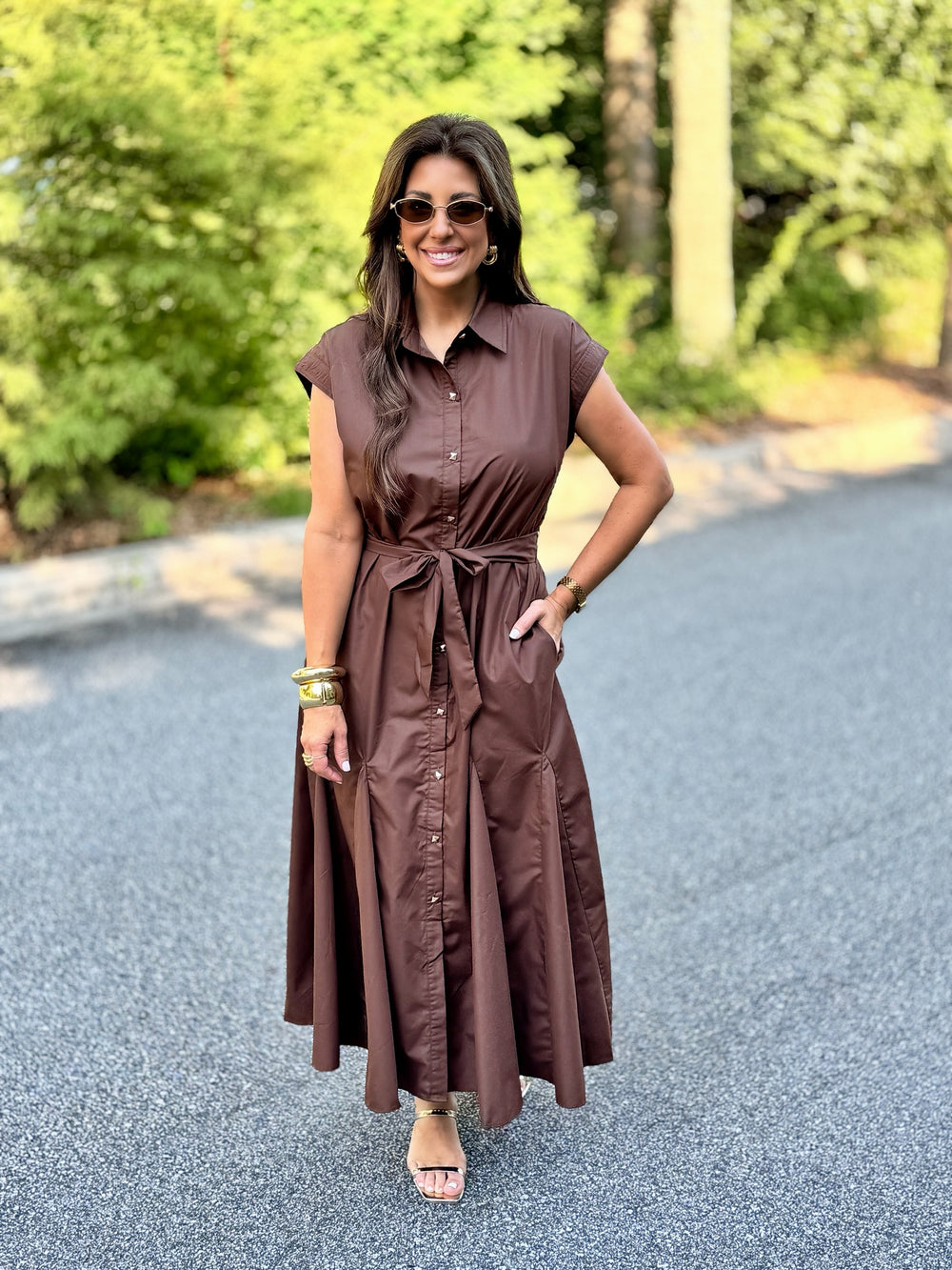 Luanne Dress -Chocolate