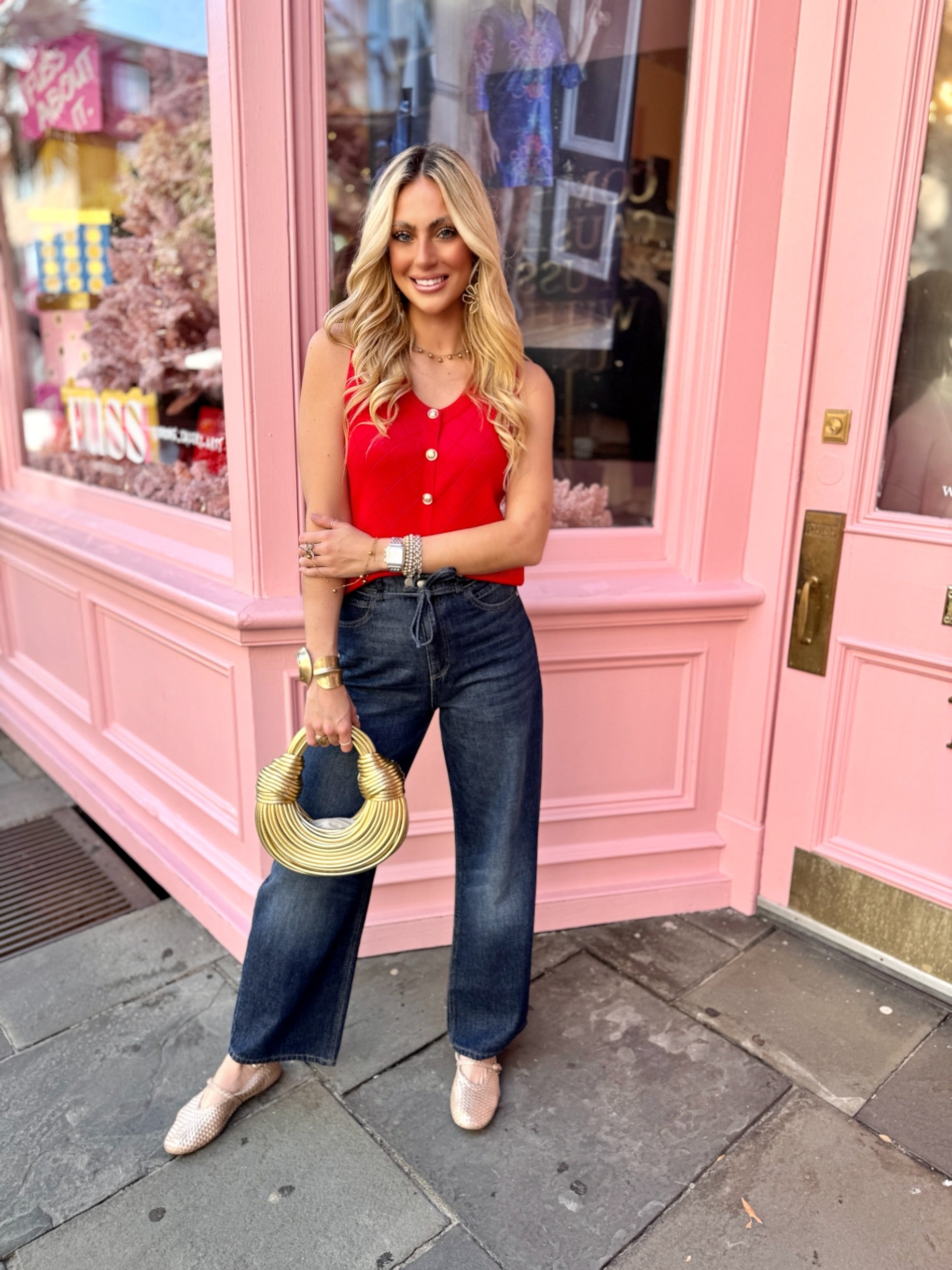 Casey Top - Red Casey Top - Red