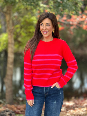 Beverly Hills Striped Sweater