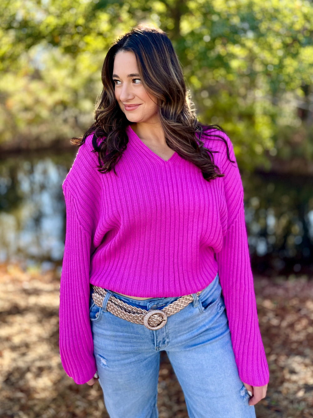Touch of Pink Sweater