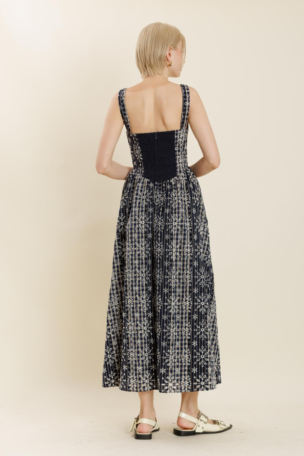 Good Things To Come Embroidered Midi Dress