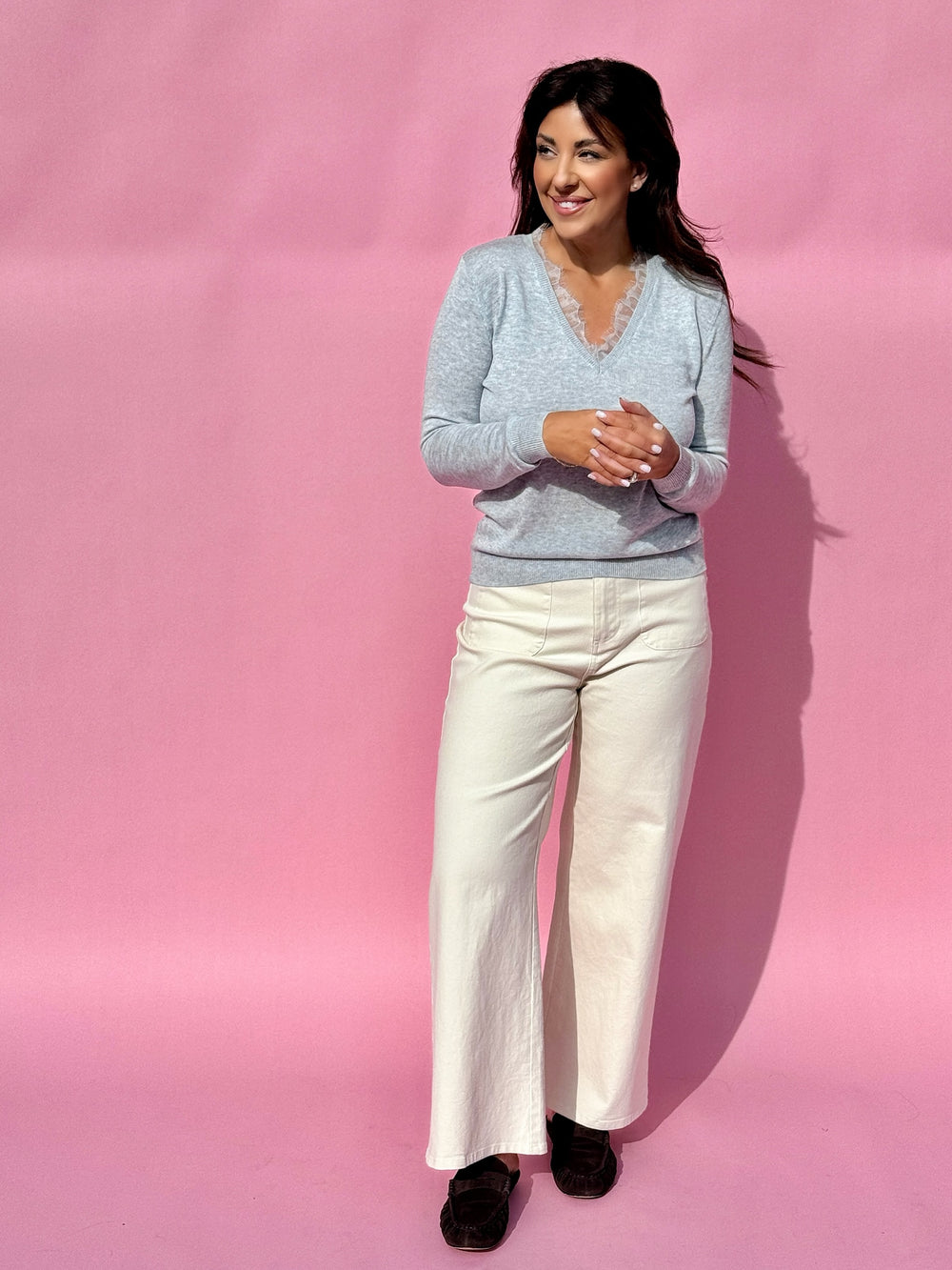 Alice Top - Heather Grey