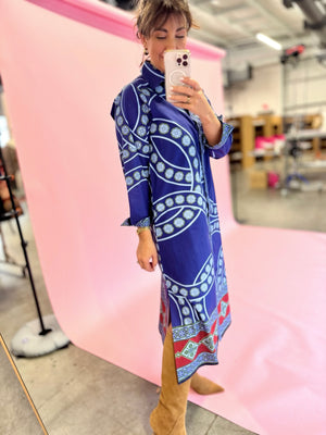 Eliza Dress - Vintage Circles