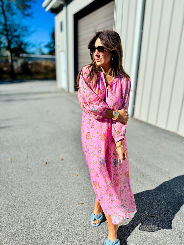 Pink Maxi Dress