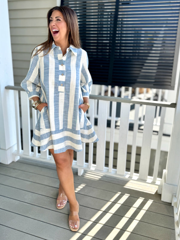 beach dress, vacation dress, spring dress, short beach dress, coastal dress, coastal blue dress, coastal short dress