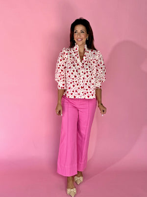 Eden Heart Pattern Blouse