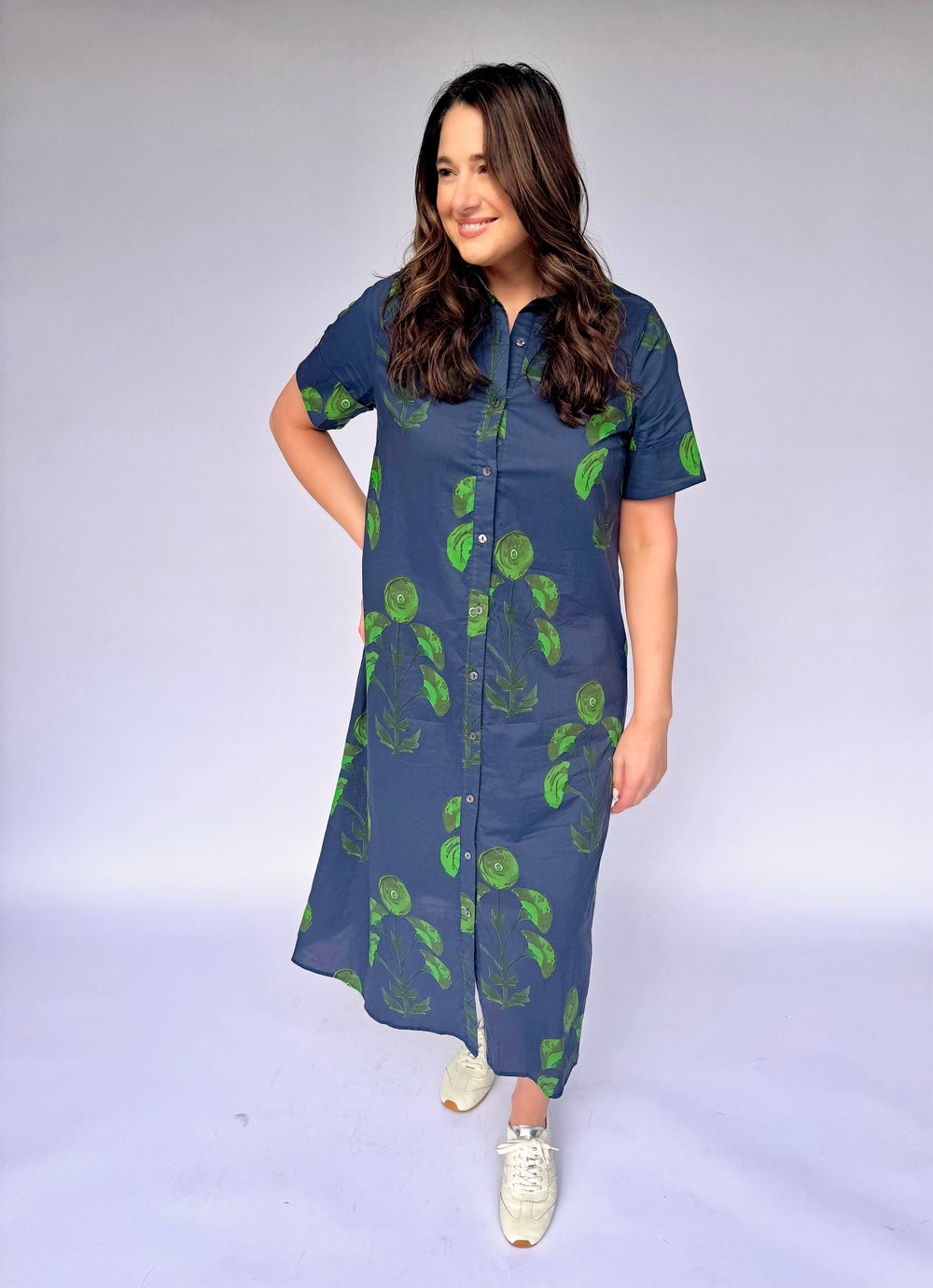 Meadow Muse Floral Midi Dress