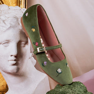 Butrich Blossom Flat - Green