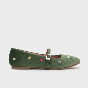 Butrich Blossom Flat - Green