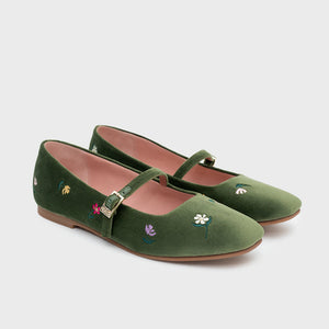 Butrich Blossom Flat - Green