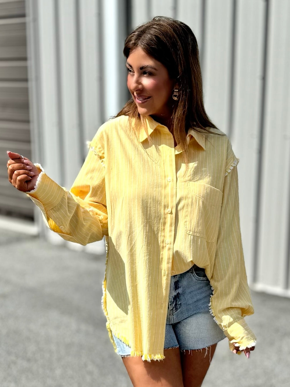 Banana Stripe Shirt