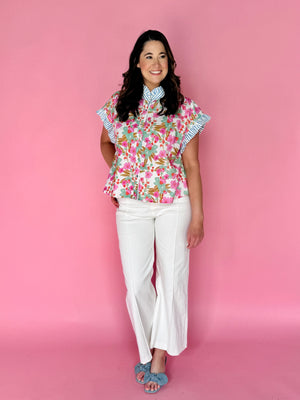 Fussy Floral Top