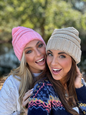 Harden Cable Knit Beanie - 2 Colors