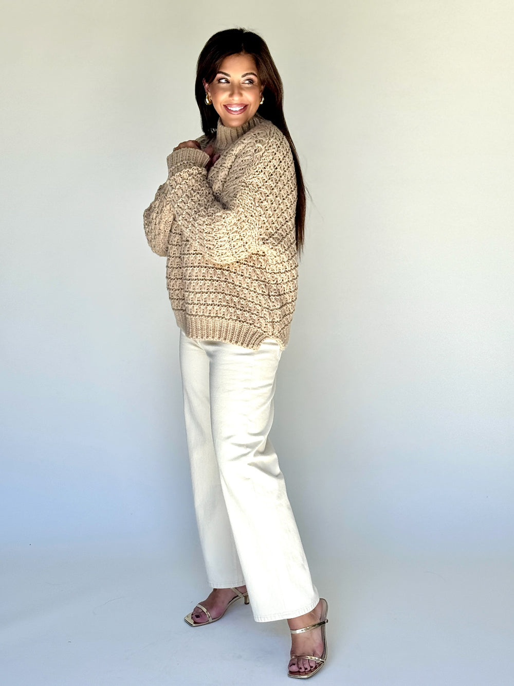 Cora Beige Sweater