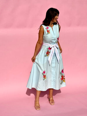 Lesna Dress - Light Blue