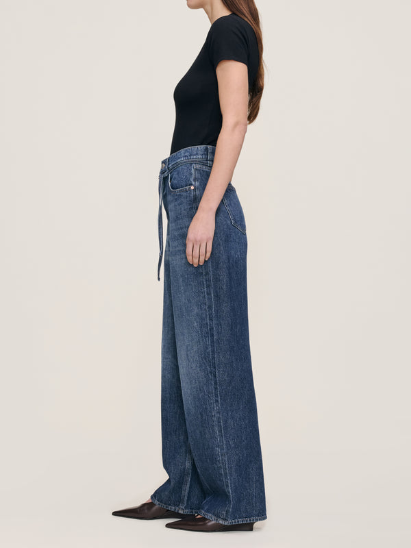 Casie Relaxed Wide Leg 31" - Space Blue