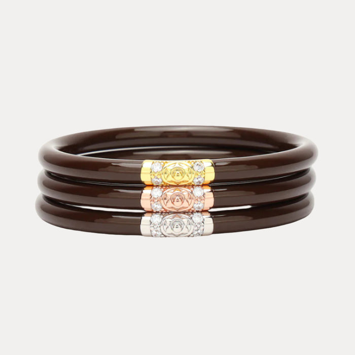 Chocolate Three Kings All Weather Bangles® (AWB®) - Chocolate Medium