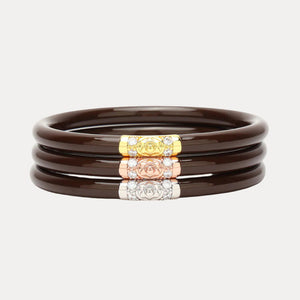 Chocolate Three Kings All Weather Bangles® (AWB®) - Chocolate Medium
