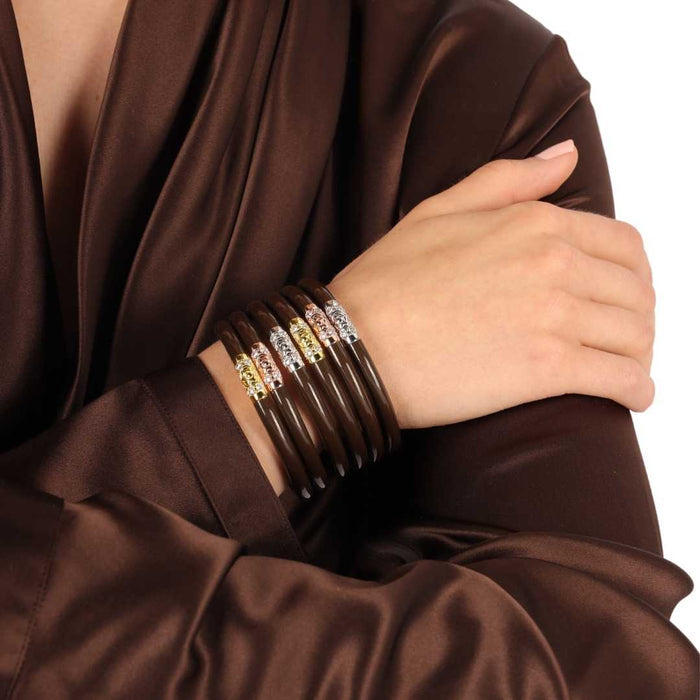 Chocolate Three Kings All Weather Bangles® (AWB®) - Chocolate Medium