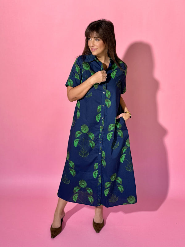 Meadow Muse Floral Midi Dress