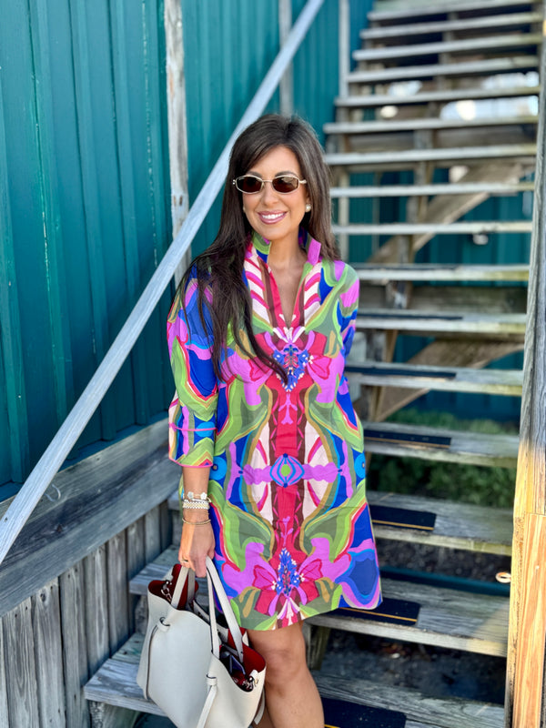 Charleston Sunday Bouvier Short Dress