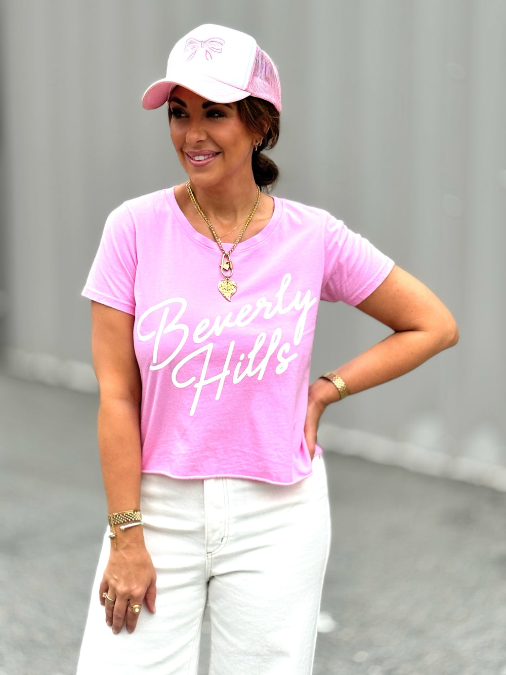 Beverly Hills Crop Tee