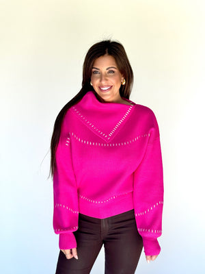 THML Pretty in Pink Sweater