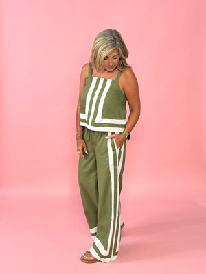 Kavala Pant Set - Olive