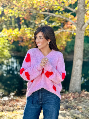 Pink Sweetheart Sweater