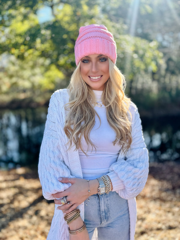 Harden Cable Knit Beanie - 2 Colors